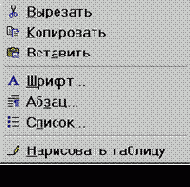 Контекстное меню